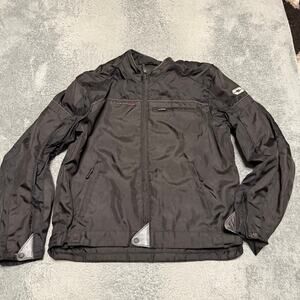 Castle Streetwear Motorcycle Coat Mens XL Black Moto Riding